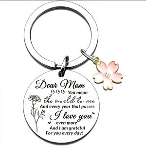Dear Mom Keychain